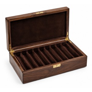 Estuche de Colección para Plumas Estilográficas de Nogal |   Caja de Almacenamiento de Madera Hecha a Mano al por Mayor - Product Image 1
