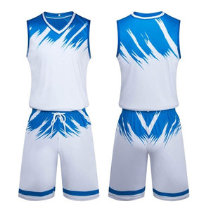 Uniforme de Baloncesto Deportivo Ligero de Último Diseño en Diferentes Colores para Entrenamiento de Equipo, en Tela Suave de Poliéster - Product Image 5