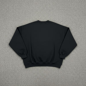 Sweat-shirt polaire épais pour homme, 100 % coton, coupe oversize, blocs de couleur, col zippé, effet délavé, collection hiver, vente en gros - Product Image 6