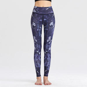 Women's High Waist Yoga <b>leggings</b> Breathable Tie-Dye Leopard Scrunch Butt <b>Leggings</b> with <b>Seamless</b> Fit For ladies - Product Image 5