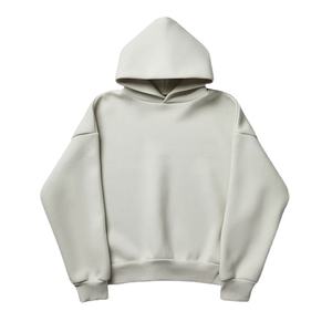 Conception personnalisée de la meilleure qualité hommes 100% coton à capuche en gros poids lourd pull Boxy recadrée goutte épaule hommes sweats à capuche - Product Image 1