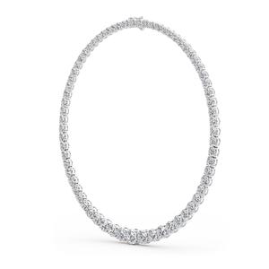 Deslumbrante Collar con Diamante Redondo de 67.77 ct Creado en Laboratorio, con Graduación, en Oro Rosa - Product Image 5