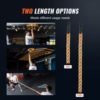 Corde d'escalade de 1 pouce de diamètre et 100 pieds pour la gym, équipement d'entraînement de fitness pour adultes, corde d'exercice