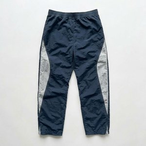 Conjunto de Chaqueta y Pantalón Cortavientos de Nailon Azul y Blanco para Hombre, con Logotipo Personalizado, para Verano, Estilo Urbano, Vintage - Product Image 4