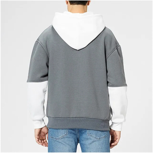 Sudadera con Capucha Básica para Hombre, Holgada, de Felpa, con Bolsillo Delantero, Suave y Cómoda, Corte Regular, Ropa de Invierno, 100% Algodón - Product Image 2
