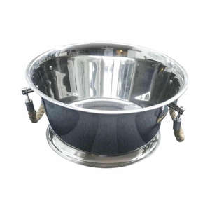 อ่างเครื่องดื่มคุณภาพสูงพร้อมที่จับเชือกถังแช่แชมเปญขนาดใหญ่และไวน์พร้อมโลโก้ออกแบบได้ตามต้องการ - Product Image 1