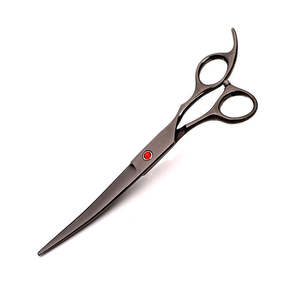 Kit de Toilettage Professionnel pour Animaux 5 Pièces – Ciseaux Aiguisés en Acier Inoxydable pour Chiens et Chats (Main Droite) – Effilage, Courbés, Droits - Product Image 3