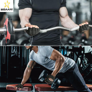 Guantes Cortos para Entrenamiento con Almohadillas de Agarre y Protección Completa de la Palma, Agarre Extra para Hombres y Mujeres, Levantamiento de Pesas, Gimnasio, Entrenamiento - Product Image 5