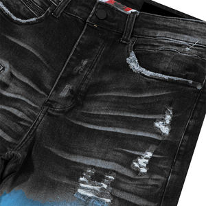 Pantalones Cortos de Mezclilla para Hombre, Estilo Casual de Verano, Moda Urbana, Algodón Lavado, Corte Relajado, Proveedor Mayorista de Ropa - Product Image 2