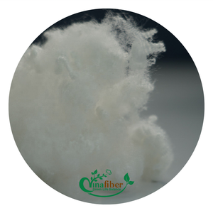 Vinafiber 3D SD Blanc Solide Fibres Sèches Premium Recyclable Ignifuge Polyester Fibre Agrafe Aiguille Poinçon Tissu Non Tissé - Product Image 1