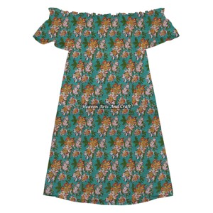 Nuevo Vestido de Verano 2026 Estilo Europeo y Americano, Sexy, Ajustado, Estampado, Transpirable, Corto, con Hombros Descubiertos - Product Image 5