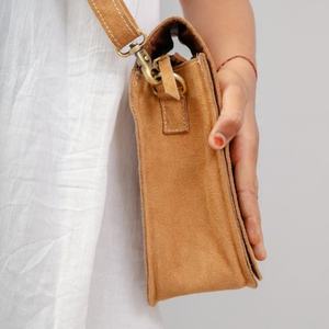 Haute qualité en cuir suédé Western Boot Design sac à bandoulière Vintage mode en cuir véritable Collection d'été fermeture éclair en gros - Product Image 2