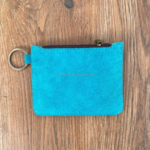 2024 Offre Spéciale luxe botte point daim cuir femmes porte-monnaie Western en cuir véritable porte-carte Mini porte-clés portefeuilles - Product Image 3