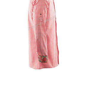 Chemise Trachten pour Homme Style Bavarois Allemagne Oktoberfest 2026 Rouge & Blanc Anti-Plis Été Haute Qualité - Product Image 4