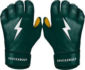Gants de frappeur de baseball en cuir personnalisés pour la main gauche avec fermeture auto-agrippante, durables, respirants, tailles et couleurs personnalisables - Product Image 1