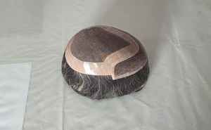 Peluca de Cabello Remy Chino Mono Front Lace Taz de Calidad Premium con Trama Única y Estilos de Ondas Profundas Naturales - Product Image 6