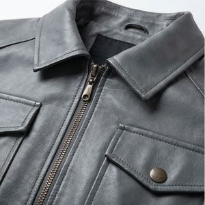 Veste de moto en cuir véritable pour homme de qualité supérieure, nouvelle arrivée, vestes de moto d'hiver, protections amovibles, personnalisables - Product Image 4