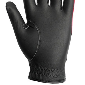 Custom Made Product Unisex Golf Glove Genuine Leather With Soft Comfortable Skin Feel Touch Custom Designed Logo Pull On Gloves - Product Image 3