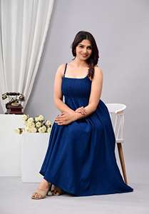 Vestido de Noche de Diseño de Alta Calidad para Damas, Vestido Largo de Algodón de Lujo con Escote Bardot, Ecológico y de Secado Rápido - Product Image 4