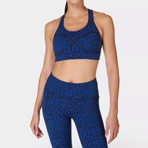 Women's High Support Simple Style Sport Bra for Yoga & Running Plus Size Breathable Quick Dry Spandex/Nylon Front Logo - Product Image 2