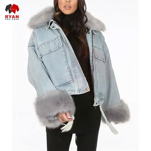 Ryan Pro Gear <b>Customized</b> <b>Denim</b> <b>Jacket</b> For Women Breathable and Comfortable Fabric with <b>Customized</b> Logo OEM Design - Product Image 6
