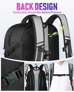 Sac à dos de basketball, sac de sport avec compartiment principal spacieux, espace de rangement pour ballons de basketball, poche séparée pour chaussures, plusieurs compartiments - Product Image 6
