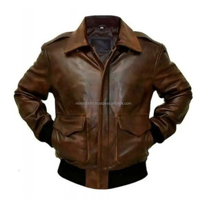Chaqueta de Plumón MONO RIDERS para Hombre, de Alta Calidad, Resistente al Viento e Impermeable, con Cuero Genuino, Lana y Lona, Precio Competitivo para Invierno - Product Image 4