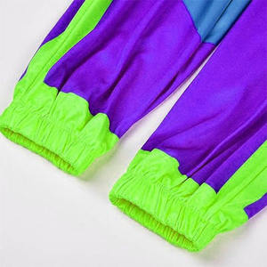 Ensemble veste et pantalon unisexe vert et bleu, imperméable, réversible, à capuche, rembourré de duvet épais, coupe-vent, fermeture éclair, coupe régulière, vêtements d'hiver - Product Image 3