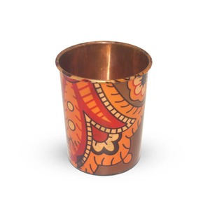 Termo de vacío de vidrio hecho a mano con cobre 100% puro, acabado mate, aislamiento térmico de 6-12 horas, portátil - Product Image 4