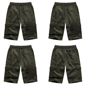 Pantalones Cortos con Estampado de Oso para Hombre, Precio al por Mayor, Ropa Deportiva Informal para Actividades al Aire Libre - Product Image 1