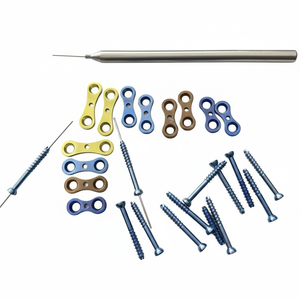 Ocho placas con tornillos canulados de 4 mm (40 unidades), titanio grado 5 - Product Image 1