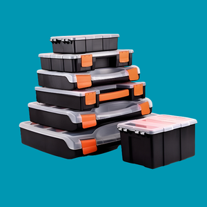 VIET PLASTICS <b>Foldable</b> Waterproof Heavy Duty Plastic <b>Crate</b> 66L Virgin Material for Warehouse Storage Reusable Transport - Product Image 1