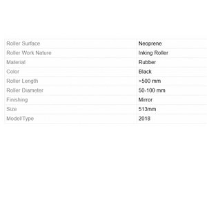 Rouleau en caoutchouc d'impression fiable pour machines d'impression offset – Performance d'impression durable - Product Image 5