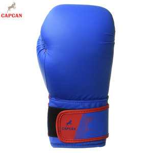 Gants de boxe en cuir de qualité supérieure pour l'entraînement et la pratique, ajustement confortable avec fermeture auto-agrippante pour des séances prolongées - Product Image 2