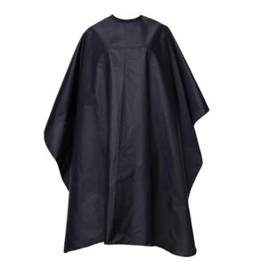 Cape de coiffure en polyester pour salon, 50x56 pouces, fermeture à boutons-pression, confortable, antistatique, accessoires professionnels pour barbier - Product Image 1