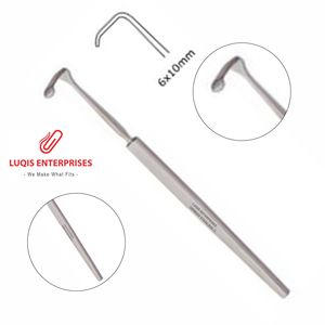 เครื่องมือผ่าตัดแบบใช้ซ้ำได้ Senn Green Retractor ขนาด 14 ซม. 6x10 มม. ทำจากเหล็กกล้าไร้สนิม - Product Image 1