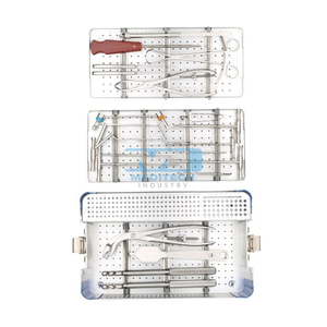 Kit d'instruments orthopédiques pour plaques traumatiques basiques des membres inférieurs, kit d'instruments orthopédiques pour plaques de blocage de grands fragments - Product Image 5