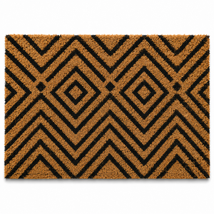 พรมเช็ดเท้า Coir พรมเช็ดเท้าเปล่าสำหรับในร่มเสื่อกลางแจ้งพิมพ์ลาย DIY พรมเช็ดเท้าหน้าประตูพีวีซีเปล่าจากอินเดีย - Product Image 3