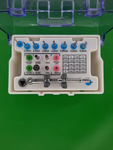 Kit Quirúrgico para Implantes Dentales, Herramientas Básicas, Destornilladores Hexagonales de Trinquete, Pernos Paralelos, Instrumentos Quirúrgicos Clase I, Aprobado por CE, Manual - Product Image 1