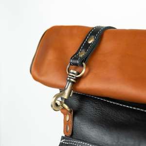 Signature Collection Leather <b>Roll</b> Top Bag High Quality Manufacturing Laptop Rucksack For Export LTBP-0287 - Product Image 5