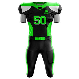 Uniforme de Fútbol Americano de la Mejor Calidad, Impreso, Ligero, Transpirable, de Secado Rápido, 100% Poliéster, Ropa Deportiva Personalizada para Equipos - Product Image 1