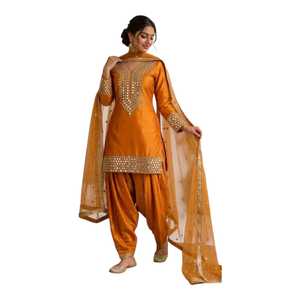 Dernière robe Anarkali Punjabi, vêtements indiens et pakistanais, ensemble brodé 3 pièces, tailles personnalisées, tenue de soirée pour femmes - Product Image 1