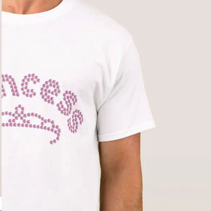 Camiseta de Hombre Blanca de Manga Corta, Tejida a Cuadros, con Diseño Liso, Cuello Redondo, Estilo Casual, Corte Ajustado, Ecológica, 100% Algodón - Product Image 4