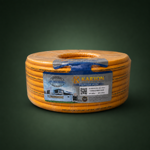 Tuyau d'air rond flexible en PVC jaune renforcé, longueur 100 m, diamètre 8,5 mm, pour atelier industriel, compresseur d'air, outils pneumatiques - Product Image 1