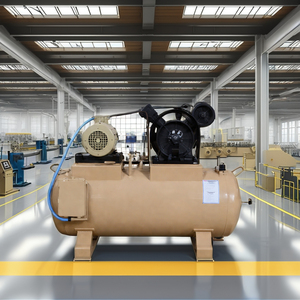 Compresseur d'air électrique à double étage, double cylindre, lubrifié à l'huile, refroidi par air, 220V/380V, haute efficacité, modèle industriel DSDC-5 - Product Image 3