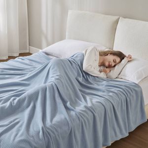 Manta de Cama Doble de Microfelpa - Product Image 1