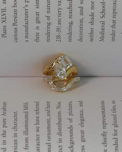 IGI/GIA Lab Grown Cut Diamond Vintage 14k jaune mariage/bague de fiançailles unisexe or blanc fin pour anniversaire fête-digne - Product Image 3