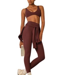 Leggings de Yoga de Cintura Alta para Mujer, Tejidos, con Efecto Levanta Glúteos, Ecológicos, de Secado Rápido, para Gimnasio y Actividades al Aire Libre, Proveedor OEM ODM - Product Image 4