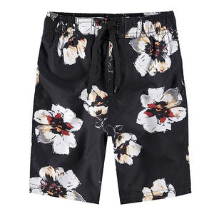 Shorts de Baño para Hombre con Estampado de Aves del Bosque, 180g, Lona Digital, Secado Rápido, Cordón Ajustable, Cintura Media, Poliéster, ODM - Product Image 3