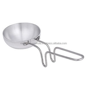 Sartén Pequeña para Tadka de Aluminio con Asa de Acero Inoxidable - Product Image 2